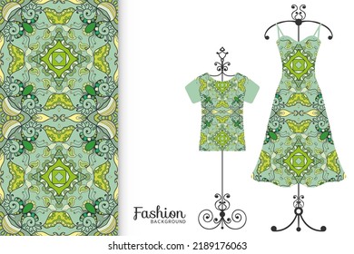 Fashion Art Collection Vector Illustration Colorful Stock Vector ...