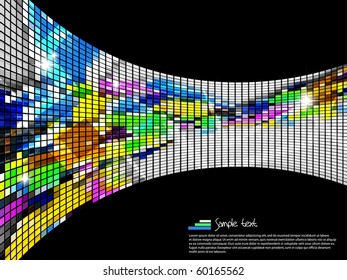 Fashion background, business card or disco flyer.Vector eps10.