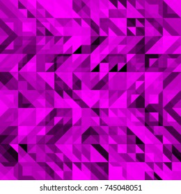 Fashion Background of Geometric Shapes, Trendy Colorful Mosaic Pattern, Presentation Triangle Abstract Grid, Pillow Multicolored Print, Retro Texture, Hipster Design