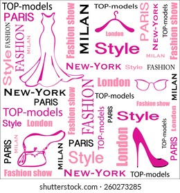 Fashion background. Vector illustration