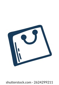 fashion bag icon, vector illustration
