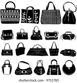 fashion bag vector