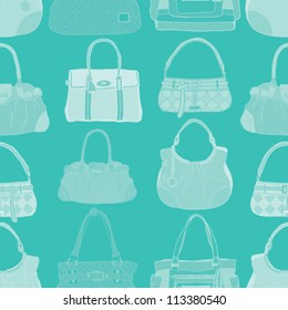 fashion bags seamless pattern