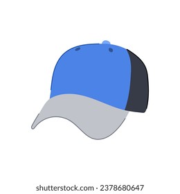 fashion baseball cap cartoon. clothing empty, accessory mockup, view uniform fashion baseball cap sign. isolated symbol vector illustration