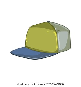 fashion baseball cap cartoon. fashion baseball cap sign. isolated symbol vector illustration