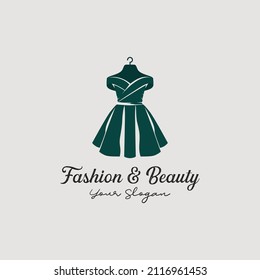 Fashion Beauty Logo Vector Simple Inspiration Stock Vector (Royalty ...