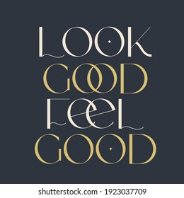 Fashion and beauty quotes. Vector illustration. Typography for banner, poster or clothing design.