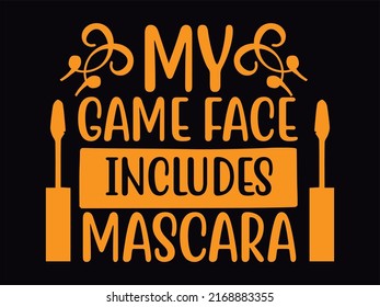 Fashion and beauty  t-shirt design vector file