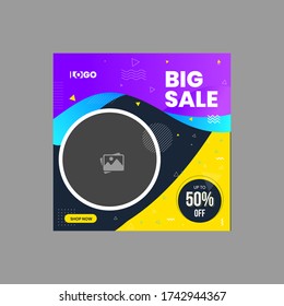 Fashion Big Sale Instagram / Social Media Post Design Template