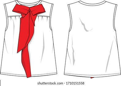 plantilla de patrón de patrón de vefctor de blusa de moda