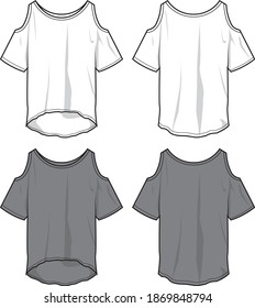 fashion blouse womane pattern template
