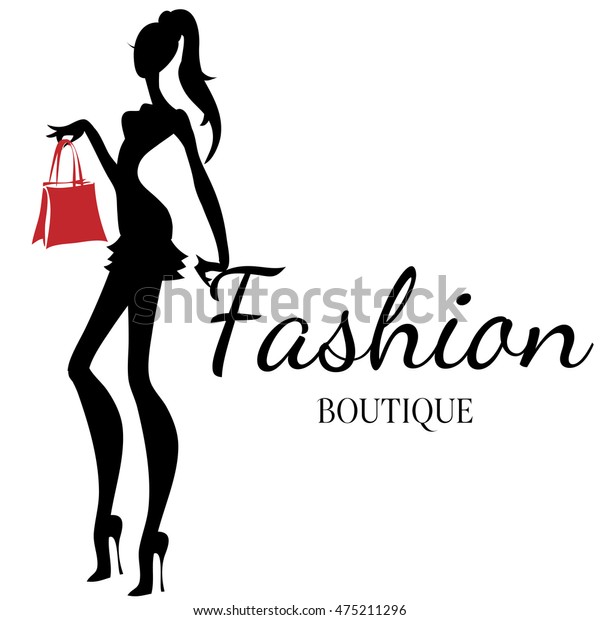 Fashion Girl Clipart Black And White