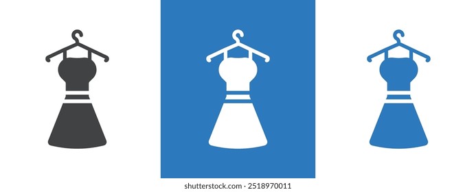 Fashion boutique icon thin line illustration