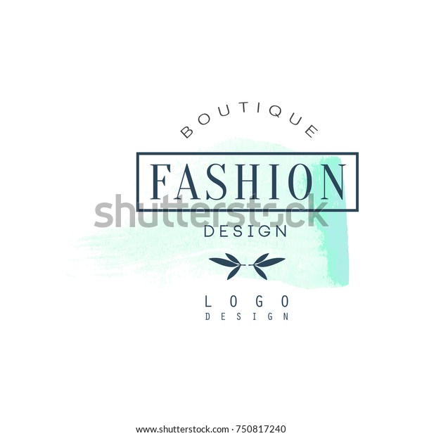 Fashion Boutique Logo Design Badge Clothes Royalty Free Stock Image