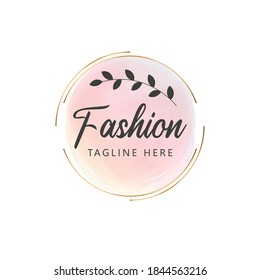 Fashion Boutique Logo Design Vector Stock Vector (Royalty Free) 1844563216