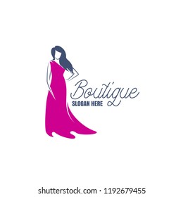 Women Fashion Logo Design Template Stock Vector (Royalty Free ...