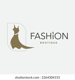 Logotipo de moda Boutique Vector Empresa de arte