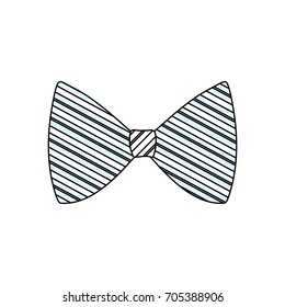 Hand Drawn Bow Striped Vector Illustration Stock Vector (Royalty Free ...