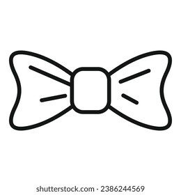 Fashion bow tie icon outline vector. Craft design. Textile factory product