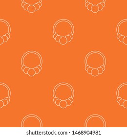 Fashion bracelet pattern vector orange for any web design best