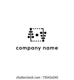 Fashion brand vector logo template. Wedding sign. Florist logotype. Brand identity element. Rustic whimsical emblem. Simple winery label element. Wine brand