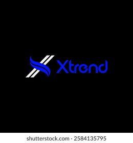 Fashion and branding logo by x trend .