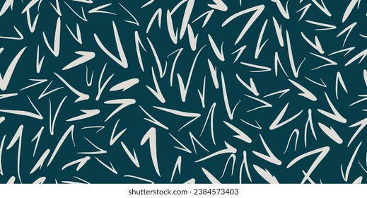 Fashion brush collage modern seamless pattern. Fashion template for design.

