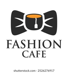 fashion cafe flat minimalist logo design