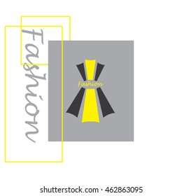 fashion calligraphy, dress typography