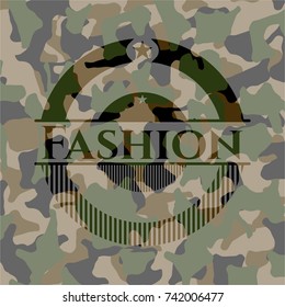 Fashion camouflage emblem