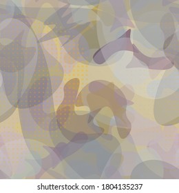 Fashion Camouflage. Modern Fashion Camouflage. Urban  Endless Repeats Surface. Vector Camo Fabric . Woodland Concept. Creative Army Hunting Print. Extreme Style Illustration.
