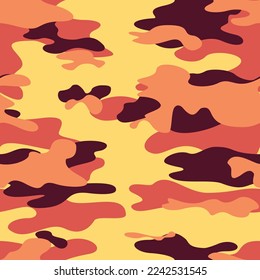 
Fashion camouflage pattern, street print, seamless fabric texture. Ornament