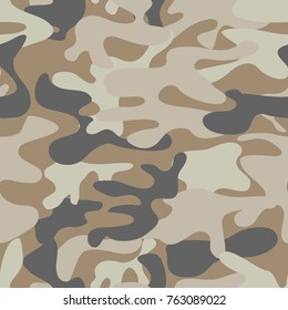 Fashion camouflage pattern, vector illustration.Millatry print .Seamless vector wallpaper. Colorful camouflage pattern background seamless vector illustration. Camo seamless pattern vector.