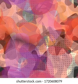 Fashion Camouflage. Summer Texture Military. Urban  Endless Repeats Surface. Vector Camo Fabric . Woodland Concept. Creative Army Hunting Print. Extreme Style Illustration.
