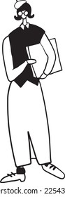 fashion cartoon doodle kawaii anime coloring page cute illustration drawing clip art character chibi manga comic