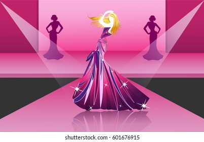 catwalk formal dresses
