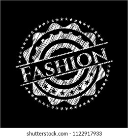 Fashion chalkboard emblem