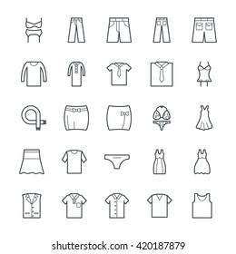 Fashion and Clothes Cool Vector Icons 7