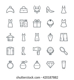 Fashion and Clothes Cool Vector Icons 4