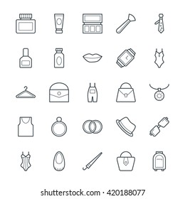 Fashion and Clothes Cool Vector Icons 3