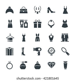 Fashion and Clothes Cool Vector Icons 4