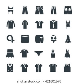 Fashion and Clothes Cool Vector Icons 7