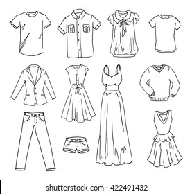 Featured image of post Female Easy Clothes Drawing