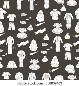 fashion clothes hand vector
