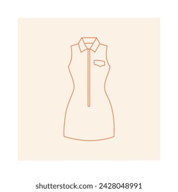 Fashion clothes illustration, clothing item, vector