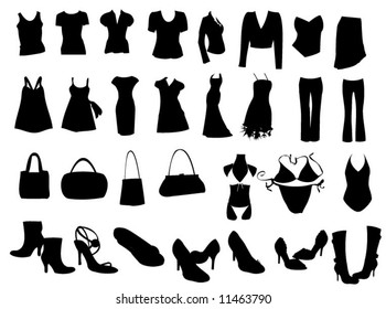 Fashion clothes vector