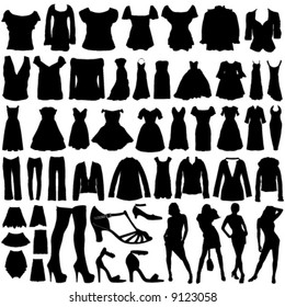 fashion clothes vector