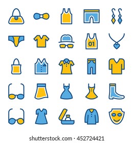 Fashion and Clothes Vector Icons 3