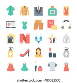 Fashion and Clothes Vector Icons 5