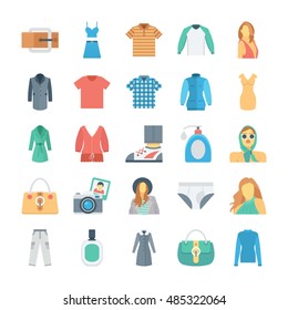 Fashion and Clothes Vector Icons 6